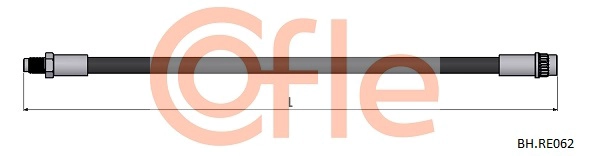 Тормозной шланг COFLE 92.BH.RE062
