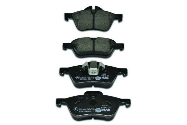 Комплект тормозных колодок дисковый тормоз HELLA/BEHR/PAGID 8DB 355 009-171