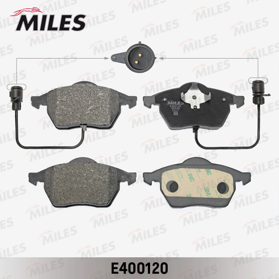 Комплект тормозных колодок дисковый тормоз MILES E400120