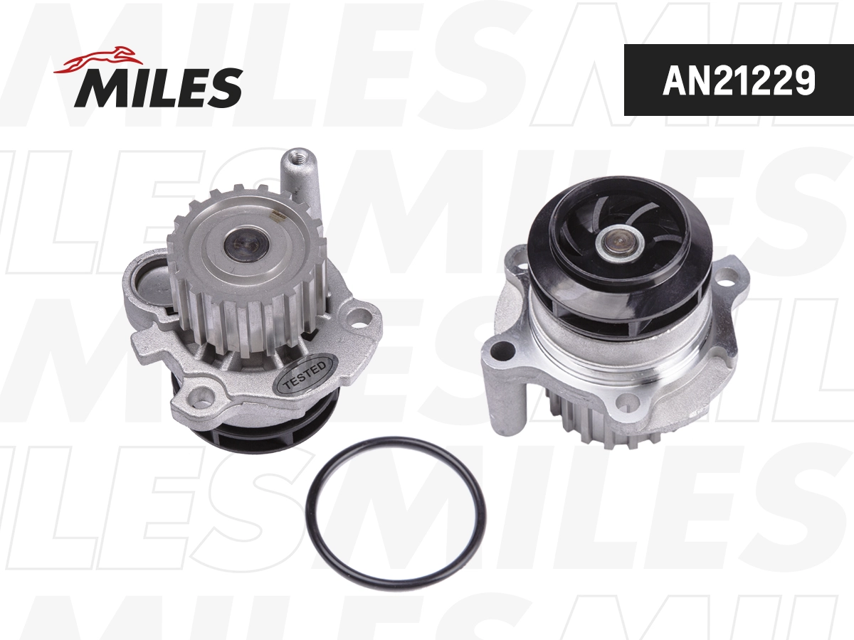 Водяной насос охлаждение двигателя MILES AN21229