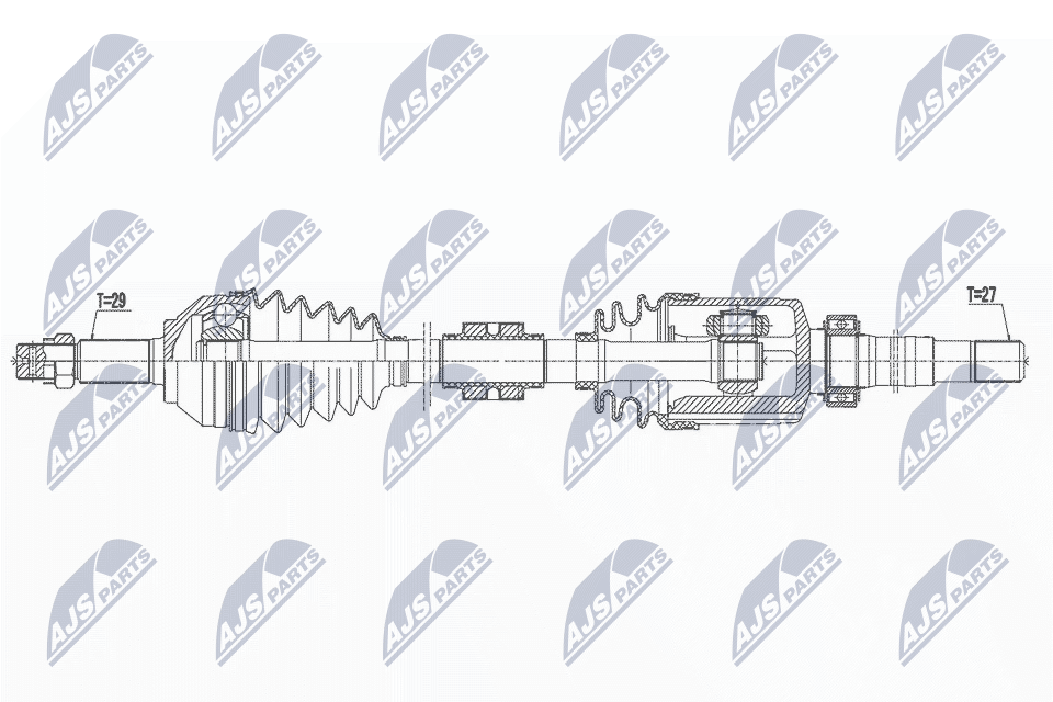 Приводной вал NTY NPW-NS-160