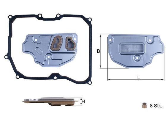 Гидрофильтр автоматическая коробка передач MAHLE/KNECHT HX256D.