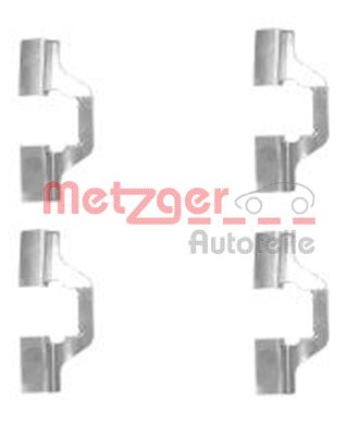 Комплектующие колодки дискового тормоза METZGER 109-1749