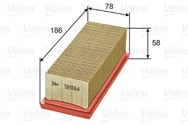 Воздушный фильтр VALEO 585064
