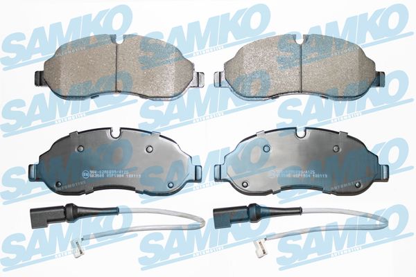 Комплект тормозных колодок дисковый тормоз SAMKO 5SP1984A