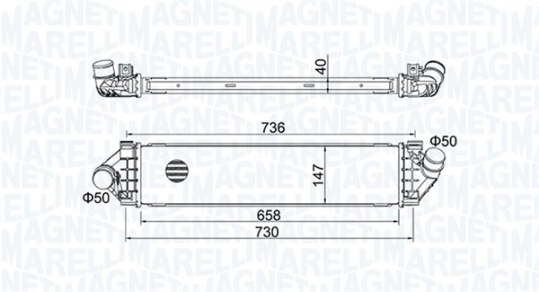 Интеркулер MAGNETI MARELLI 351319204270