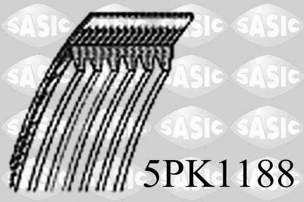 Поликлиновой ремень SASIC 5PK1188