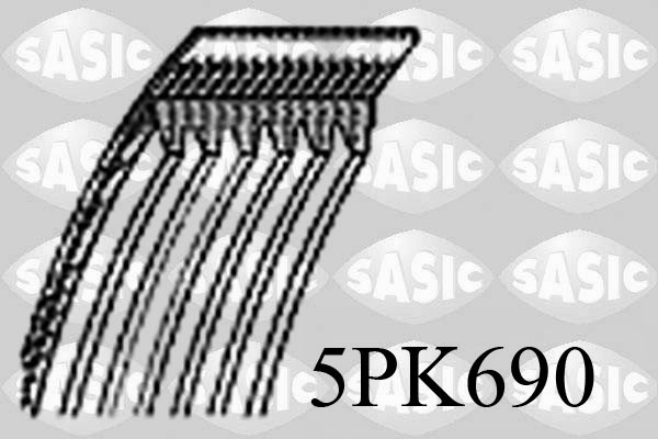 Поликлиновой ремень SASIC 5PK690