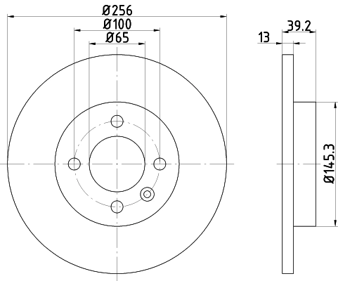 Тормозной диск NISSHINBO ND5042