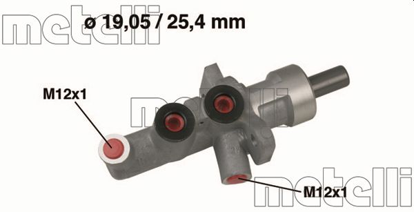 Главный тормозной цилиндр METELLI 05-0624
