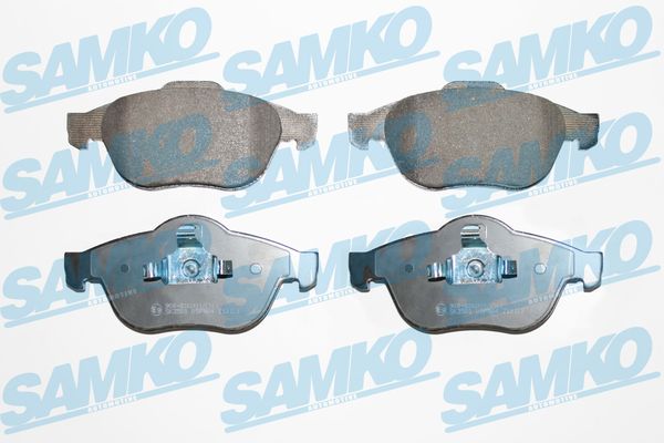 Комплект тормозных колодок дисковый тормоз SAMKO 5SP864