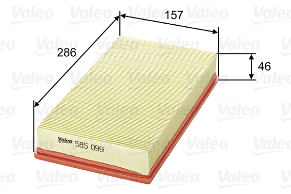 Воздушный фильтр VALEO 585099