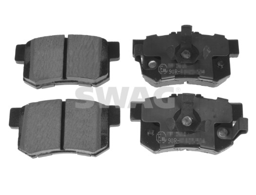 Комплект тормозных колодок дисковый тормоз SWAG 33 10 7113