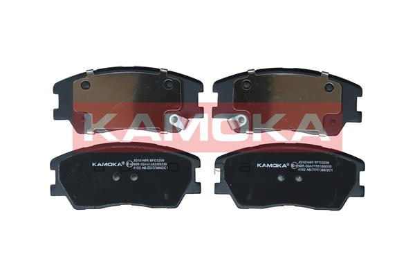 Комплект тормозных колодок дисковый тормоз KAMOKA JQ101485