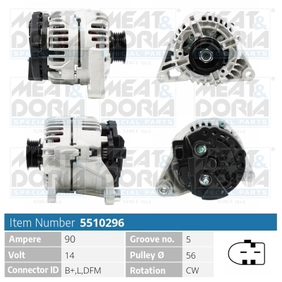 Генератор MEAT & DORIA 5510296