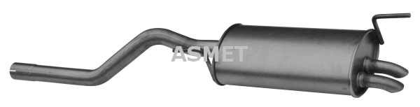Глушитель выхлопных газов конечный ASMET 03.084