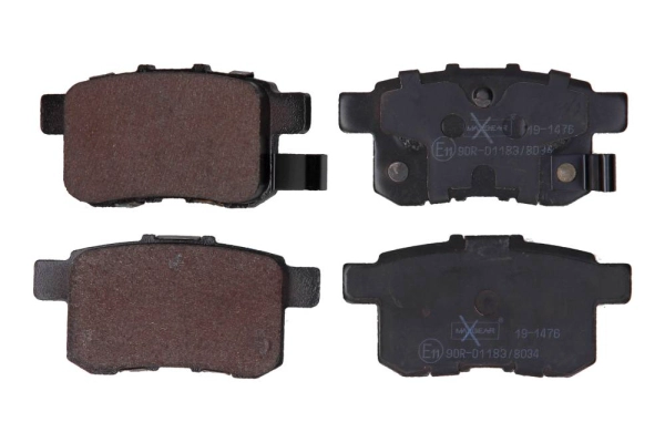 Комплект тормозных колодок дисковый тормоз MAXGEAR 19-1476