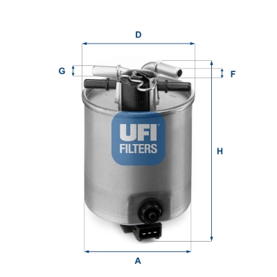 Топливный фильтр UFI 24.025.01