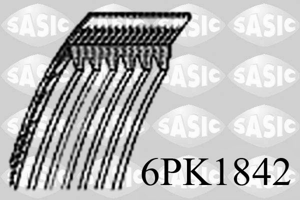 Поликлиновой ремень SASIC 6PK1842