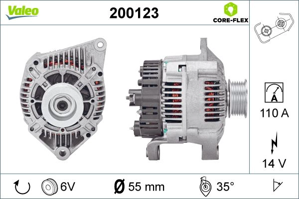 Генератор VALEO 200123