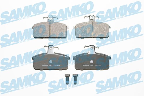 Комплект тормозных колодок дисковый тормоз SAMKO 5SP107