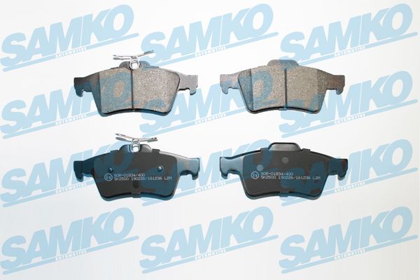 Комплект тормозных колодок дисковый тормоз SAMKO 5SP1236