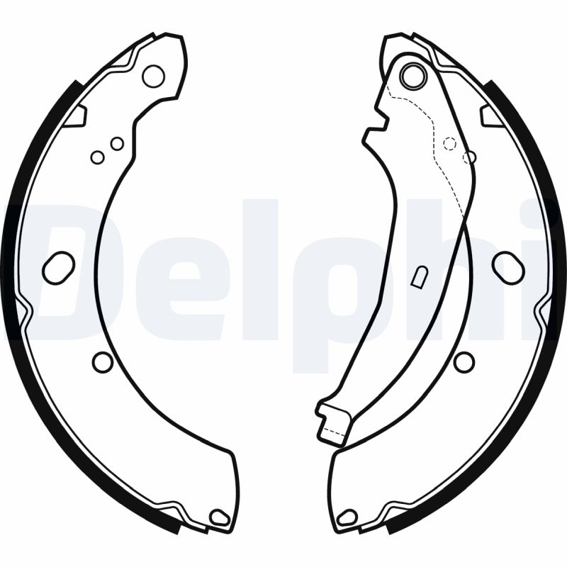 Комплект тормозных колодок DELPHI LS2136
