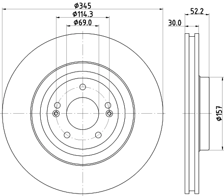 Тормозной диск NISSHINBO ND6105K