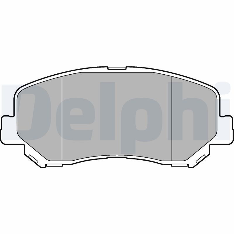 Комплект тормозных колодок дисковый тормоз DELPHI LP3269