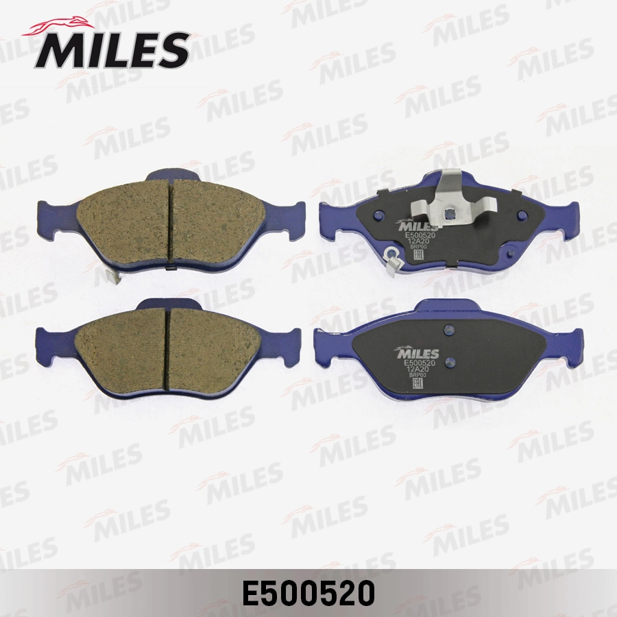 Комплект тормозных колодок дисковый тормоз MILES E500520