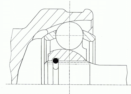 Шарнирный комплект приводной вал SPIDAN 22274