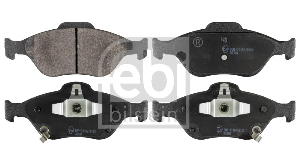 Комплект тормозных колодок дисковый тормоз FEBI BILSTEIN 116267