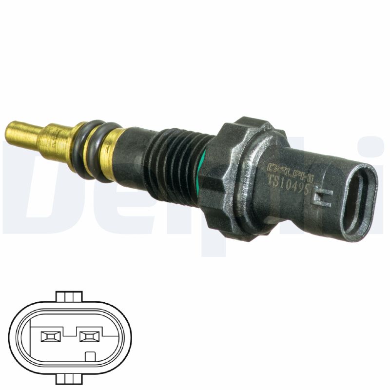 Датчик температура охлаждающей жидкости DELPHI TS10495