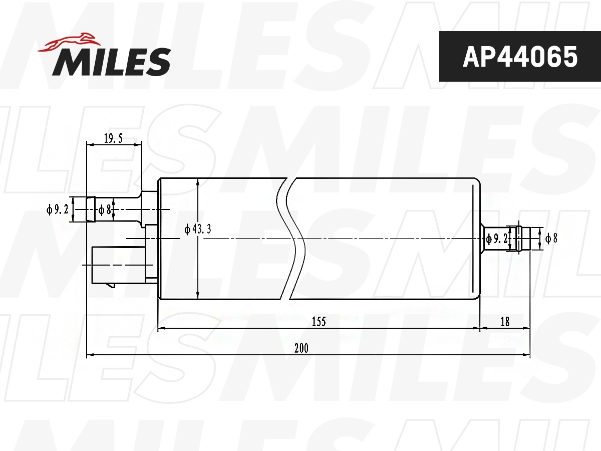Топливный насос MILES AP44065