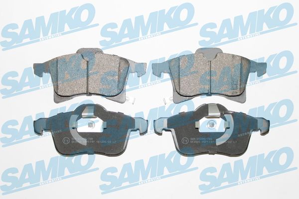 Комплект тормозных колодок дисковый тормоз SAMKO 5SP1197