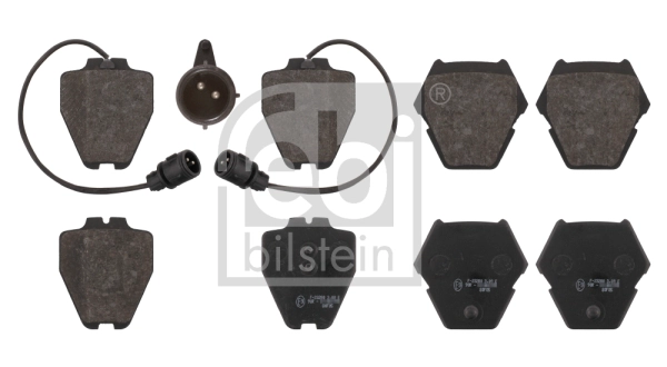 Комплект тормозных колодок дисковый тормоз FEBI BILSTEIN 16763