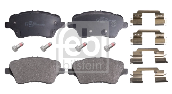 Комплект тормозных колодок дисковый тормоз FEBI BILSTEIN 16940