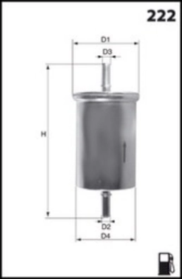 Топливный фильтр MECAFILTER ELG5425