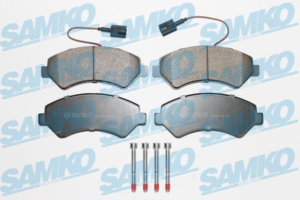 Комплект тормозных колодок дисковый тормоз SAMKO 5SP1721