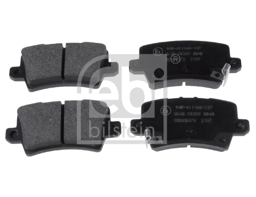 Комплект тормозных колодок дисковый тормоз FEBI BILSTEIN 16801