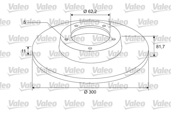 Тормозной диск VALEO 675413