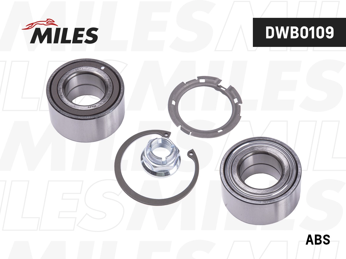 Комплект подшипника ступицы колеса MILES DWB0109