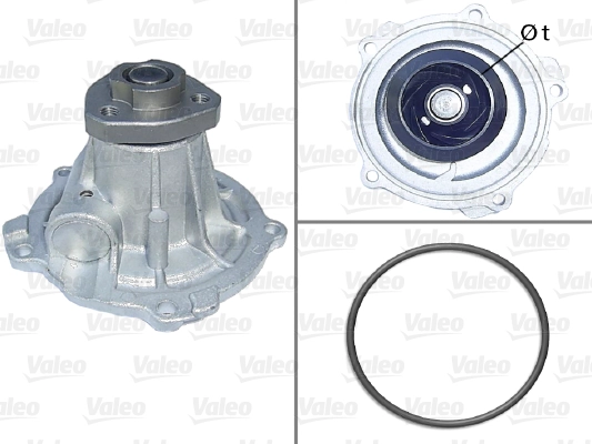 Водяной насос охлаждение двигателя VALEO 506513
