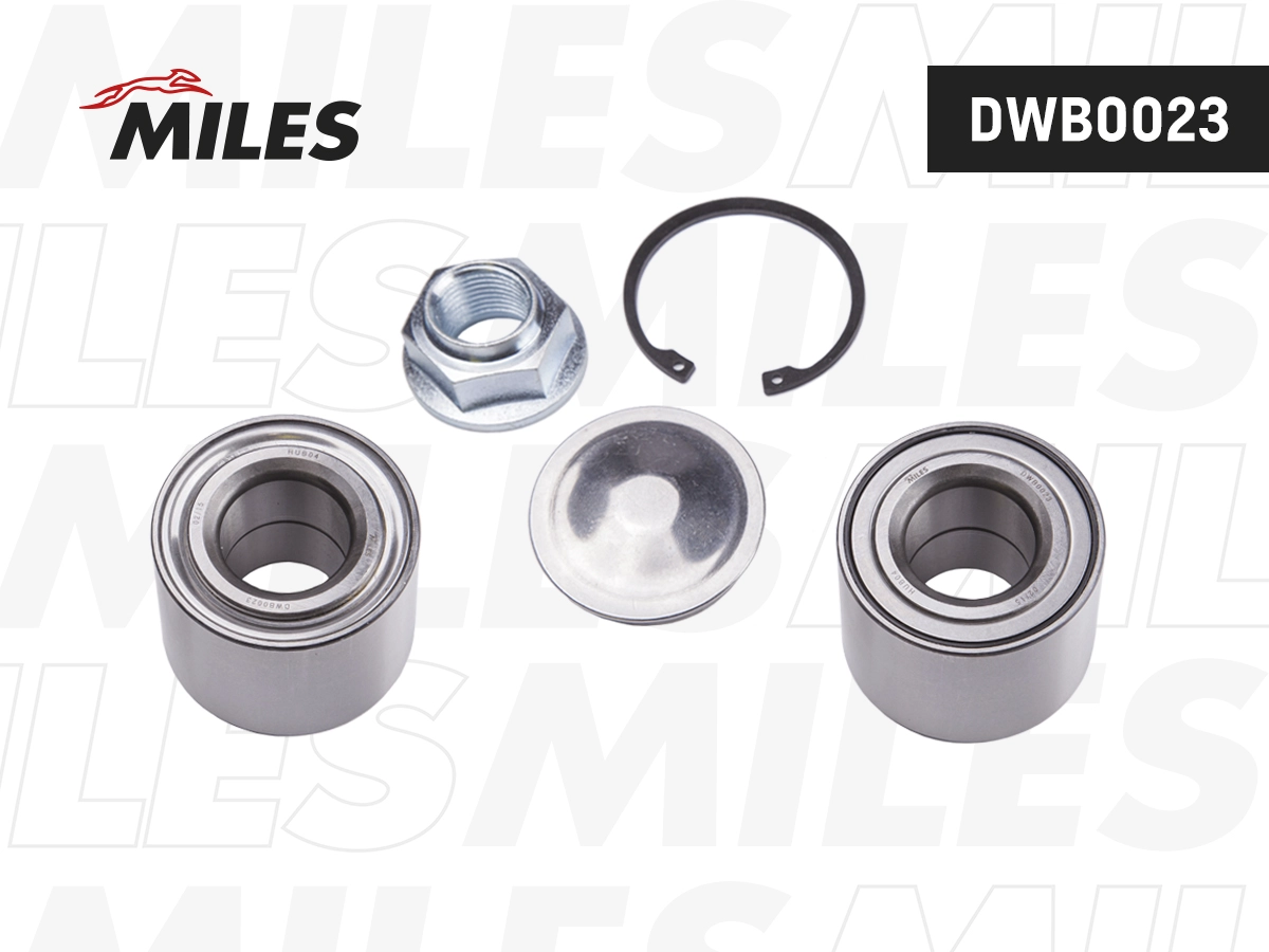 Комплект подшипника ступицы колеса MILES DWB0023