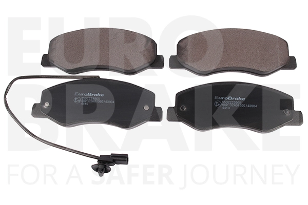 Комплект тормозных колодок дисковый тормоз EUROBRAKE 5502223965