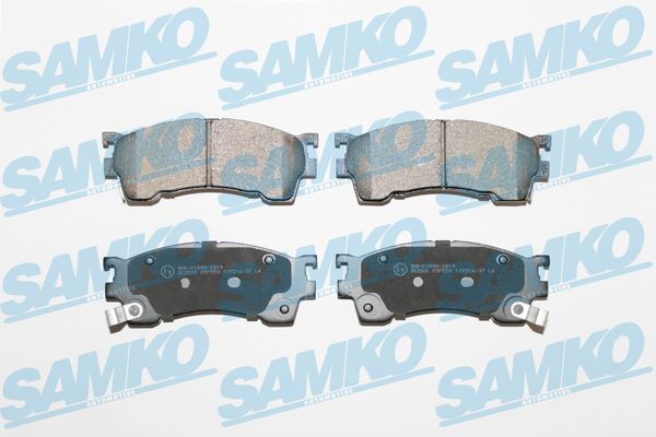 Комплект тормозных колодок дисковый тормоз SAMKO 5SP559