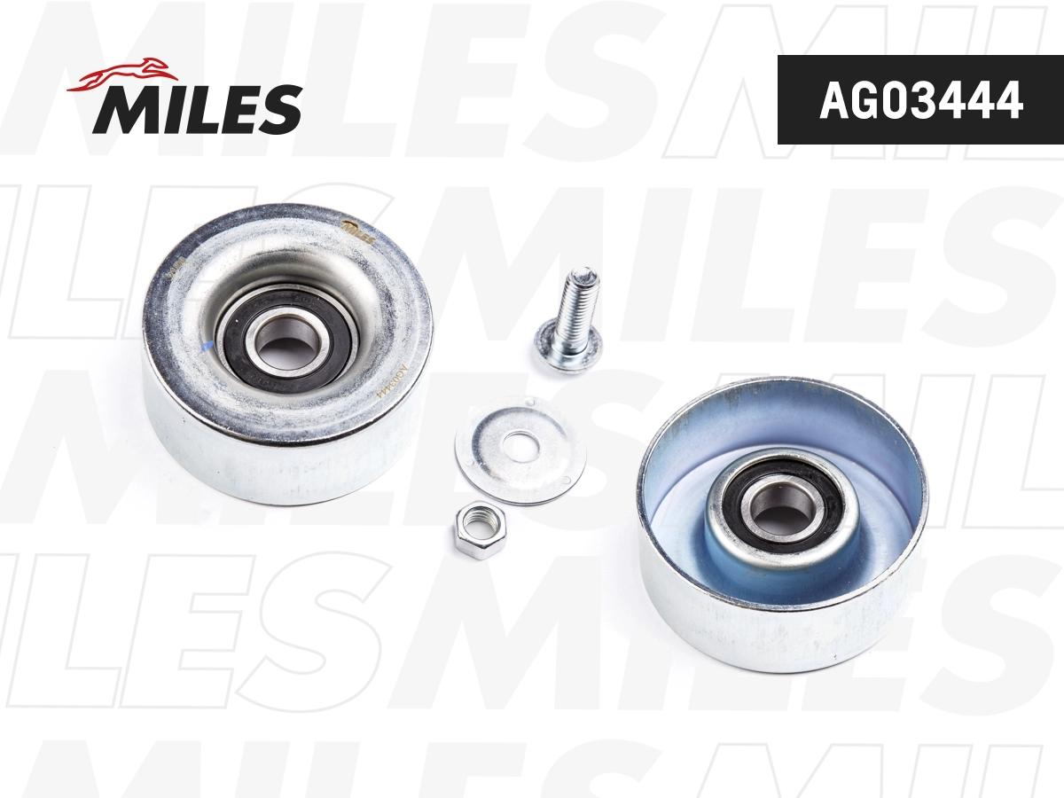 Натяжной ролик поликлиновой ремень MILES AG03444