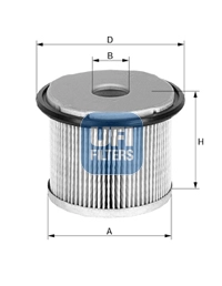 Топливный фильтр UFI 2668200
