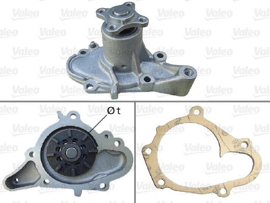 Водяной насос охлаждение двигателя VALEO 506777