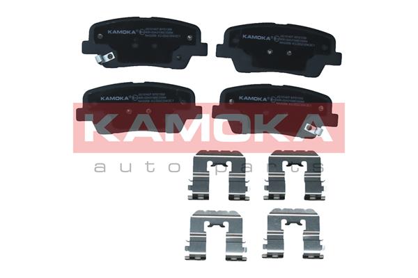 Комплект тормозных колодок дисковый тормоз KAMOKA JQ101407
